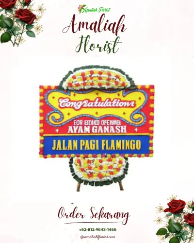 Bunga Papan Congratulation di Krincing